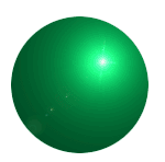 Three Di,ension - Green Circle
